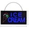 Alpine Industries 19" x 10" LED Rectangular Ice Cream Sign with Two Display Modes, PK2 ALP497-13-2pk - alternate 4